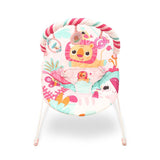 Bright Starts Playful Safari Baby Bouncer Seat – Pink Jungle Theme