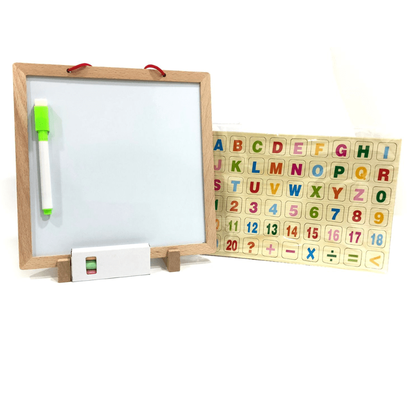 Double-Sided Magnetic Drawing Board – Chalkboard & Whiteboard