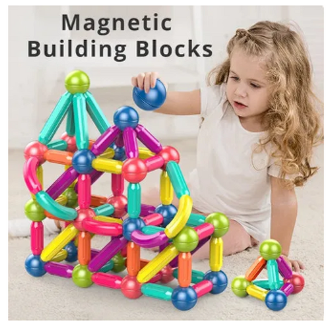 Magnetic Stick 36-Piece Construction Set – Colorful Rods & Balls Building Toy for Kids