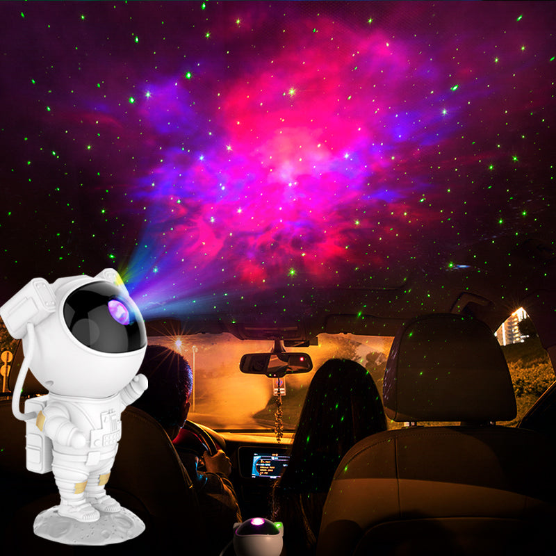 Standing Astronaut Galaxy Projector Lamp – LED Star Night Light for Bedroom Decor