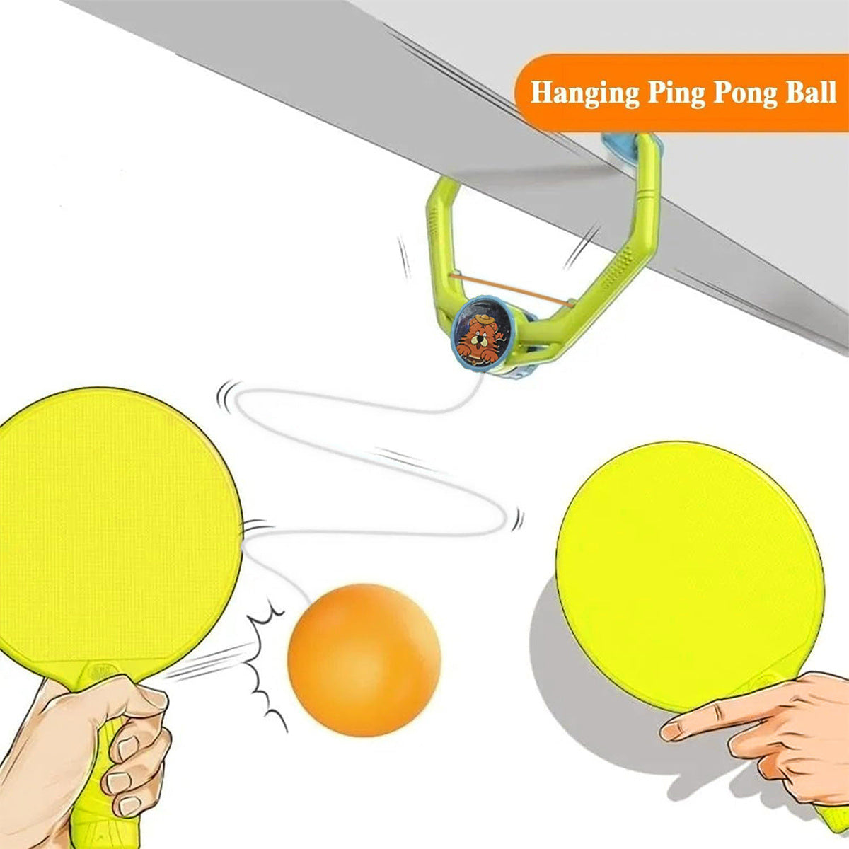 Hanging Ping Pong Game Set – Stress-Free Indoor Fun for Kids!