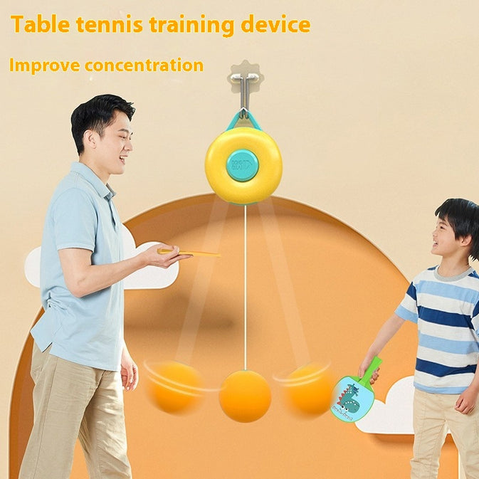 Hanging Table Tennis Trainer Triangle shape – Boost Focus & Keep Kids Engaged Indoors!