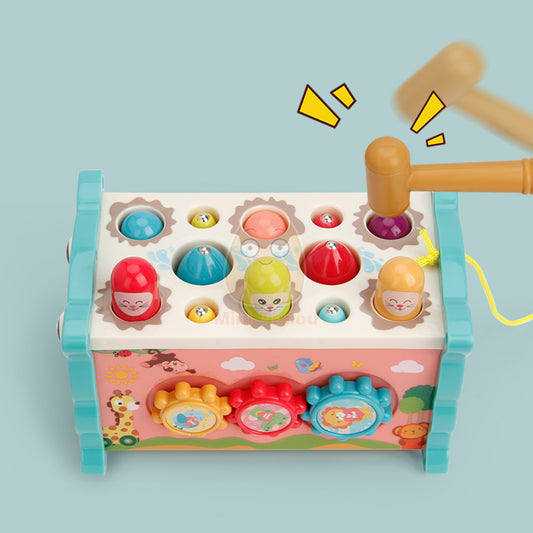 Multifunction 6 Sides Plastic Busy Box Child Activity Cube Educational for Children