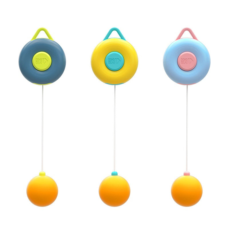 Hanging Table Tennis Trainer Triangle shape – Boost Focus & Keep Kids Engaged Indoors!