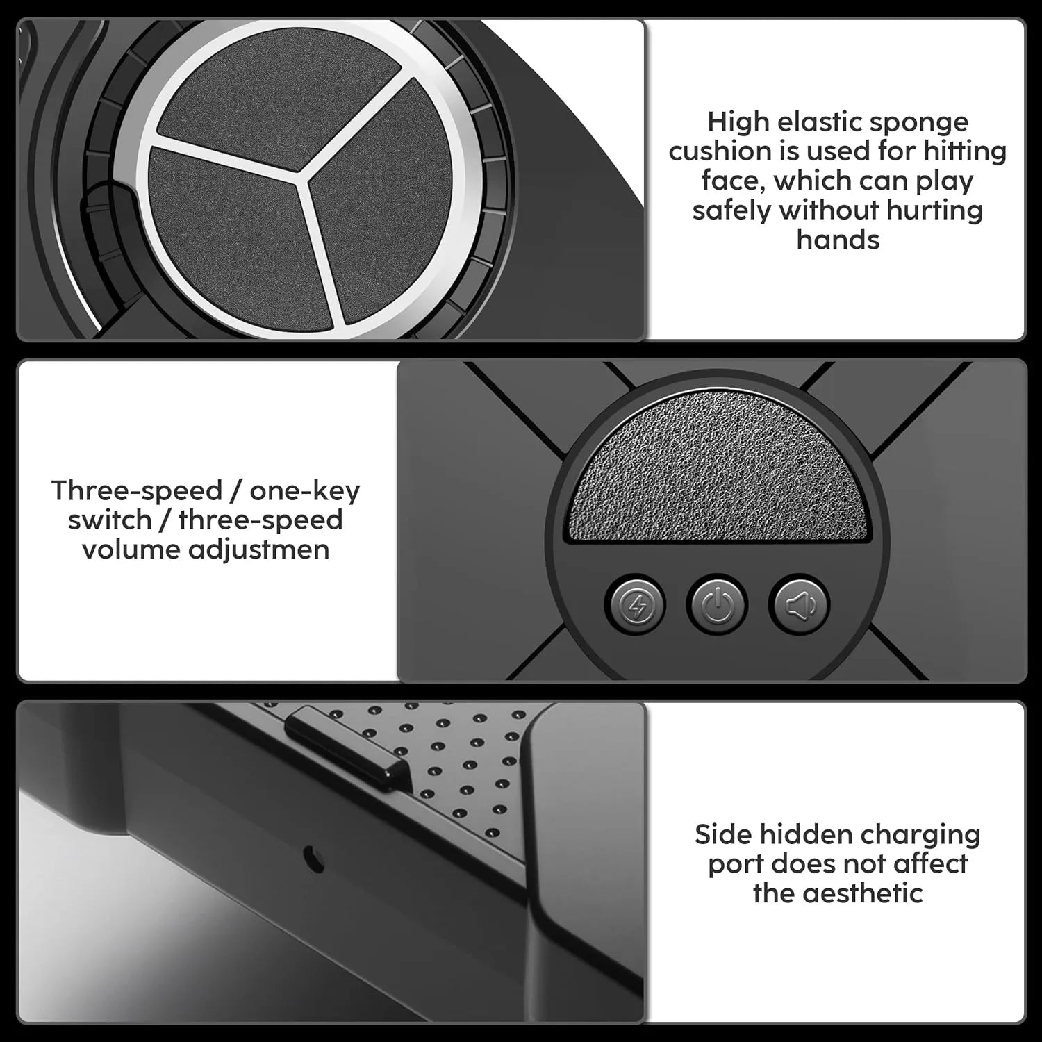 Interactive Music Boxing Target for Kids – Bluetooth Punching Pad with Lights & Sound