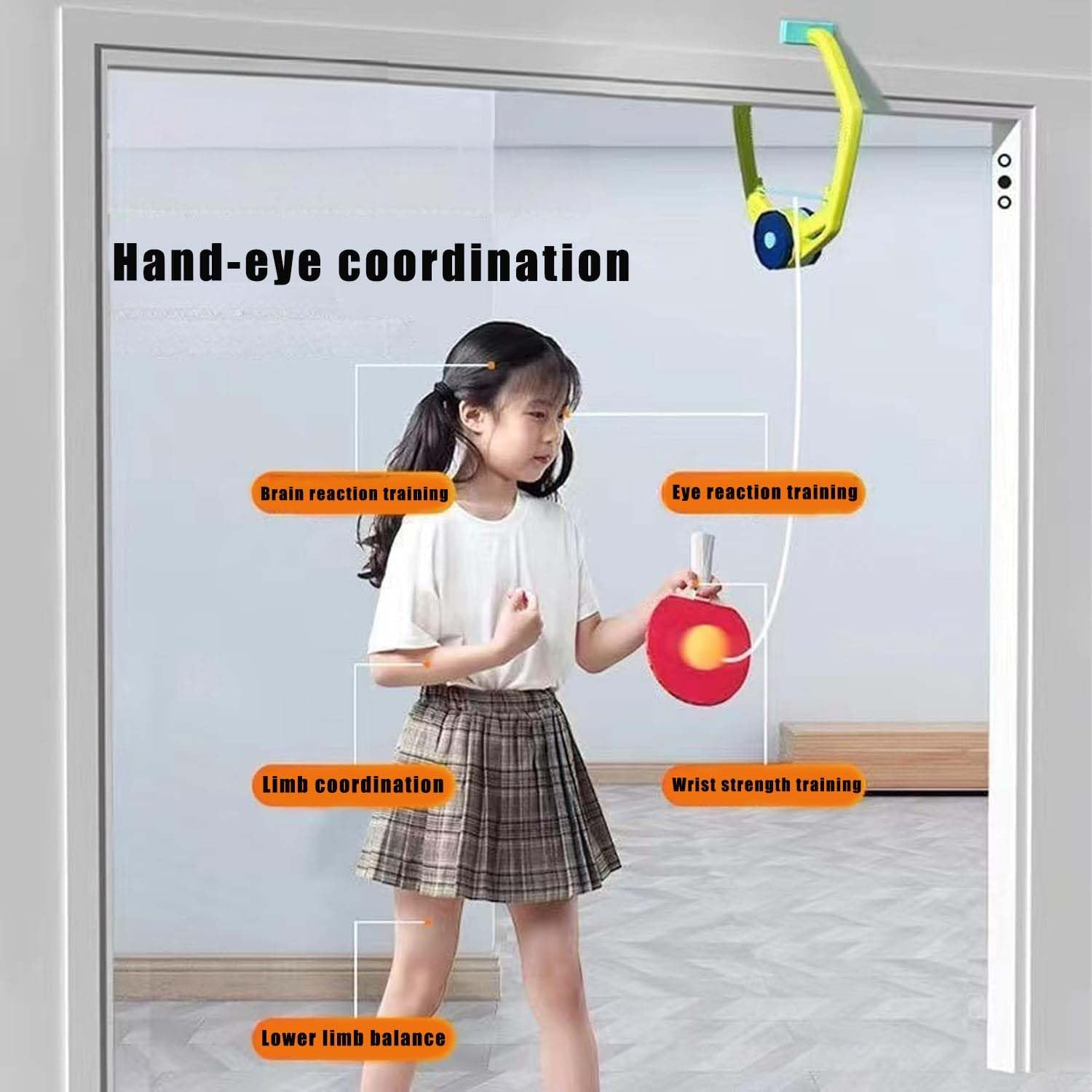 Hanging Ping Pong Game Set – Stress-Free Indoor Fun for Kids!