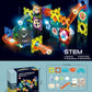 Light Magnetic Blocks – 49-Piece STEM Set with Lights for Kids (Ages 3+)