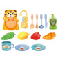 Electric Kitchen Sink Toy – 14-Piece  Playset with Water Circulation for Kids Tiger Design