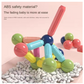 96-Piece Magnetic Building Block Set – STEM Construction Toy for Kids (Rainbow Colors)
