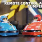 2 Remote Control Bumper Car Toy Set – Dual RC Cars with Ejecting Drivers, Lights & Music