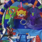 Vibrating Baby Bouncer Chair with Toy Bar – Jungle Theme, Soft Seat & Safety Harness