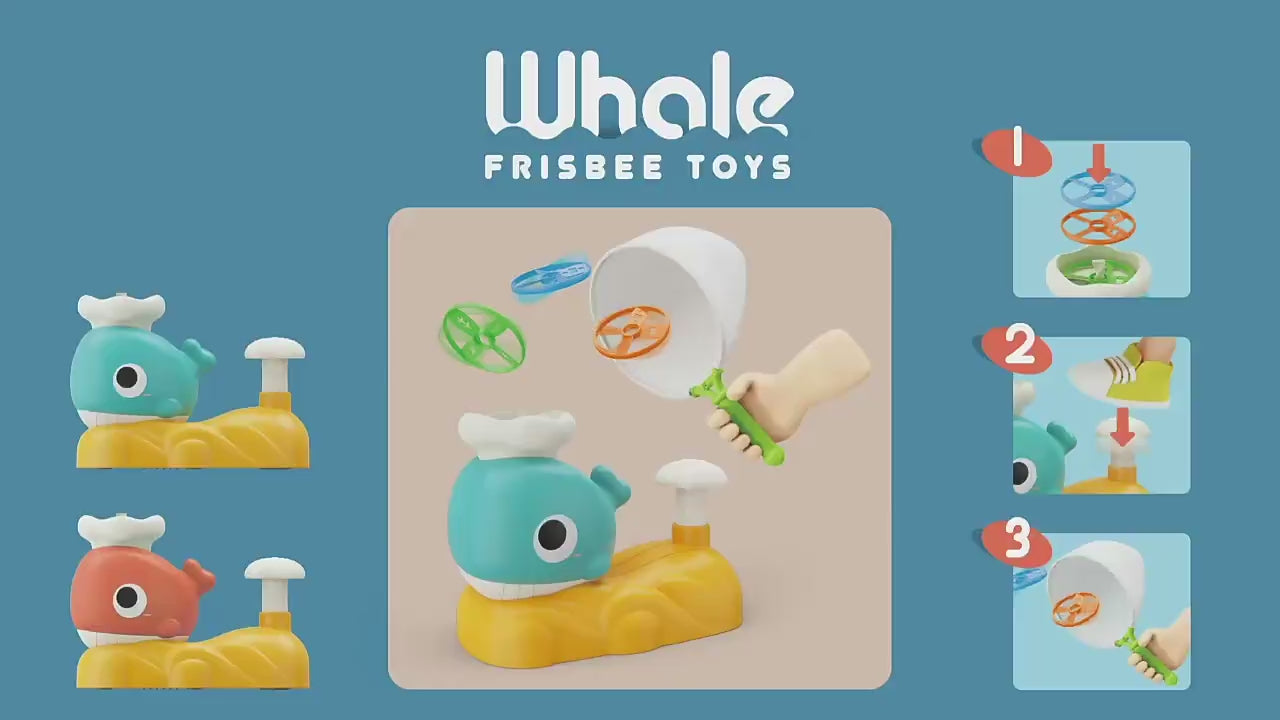 Whale Ring Catching Game – Catch & Launch Game Set for Kids