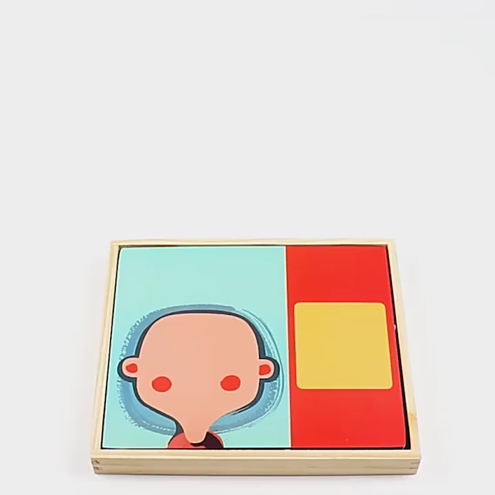 Magnetic Face Changing Puzzle Game - 67 Pieces.