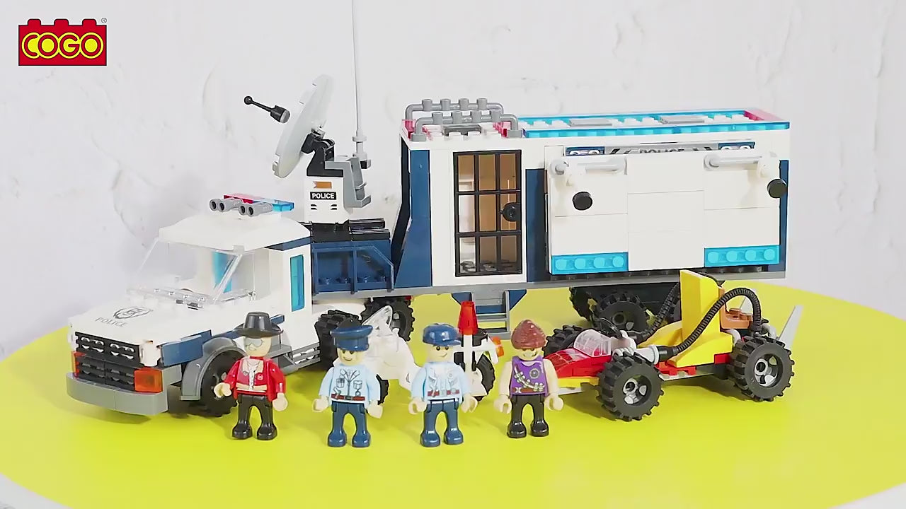 Police Mobile Command System Building Blocks Set – 406 PCS