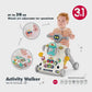 3-in-1 Multifunctional Baby Walker & Activity Center – Musical Steering Toy with Lights & Gears