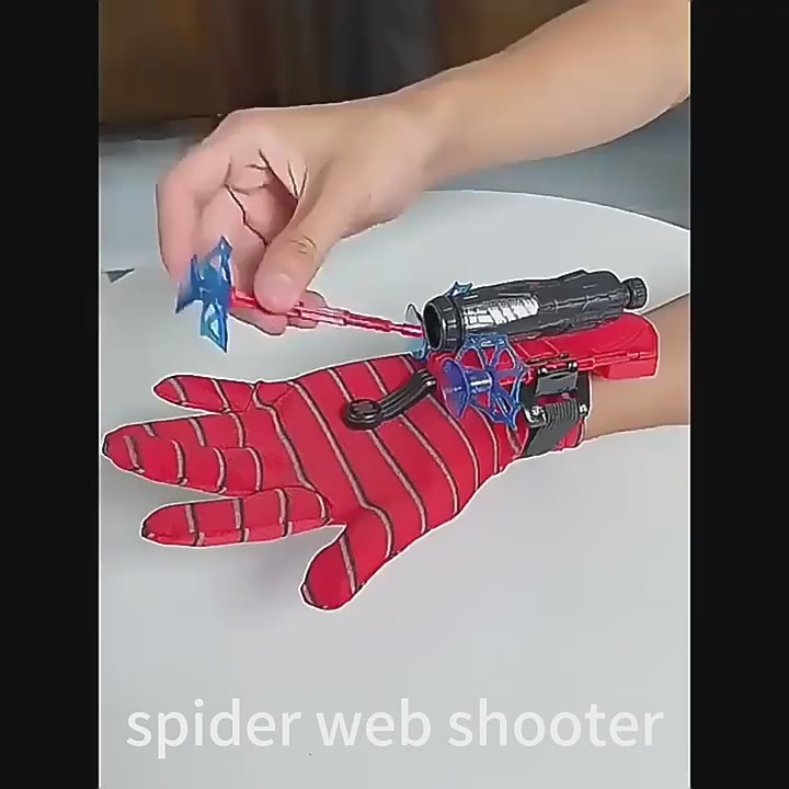Spider Hero Wrist Launcher Toy Glove & Shooter Set