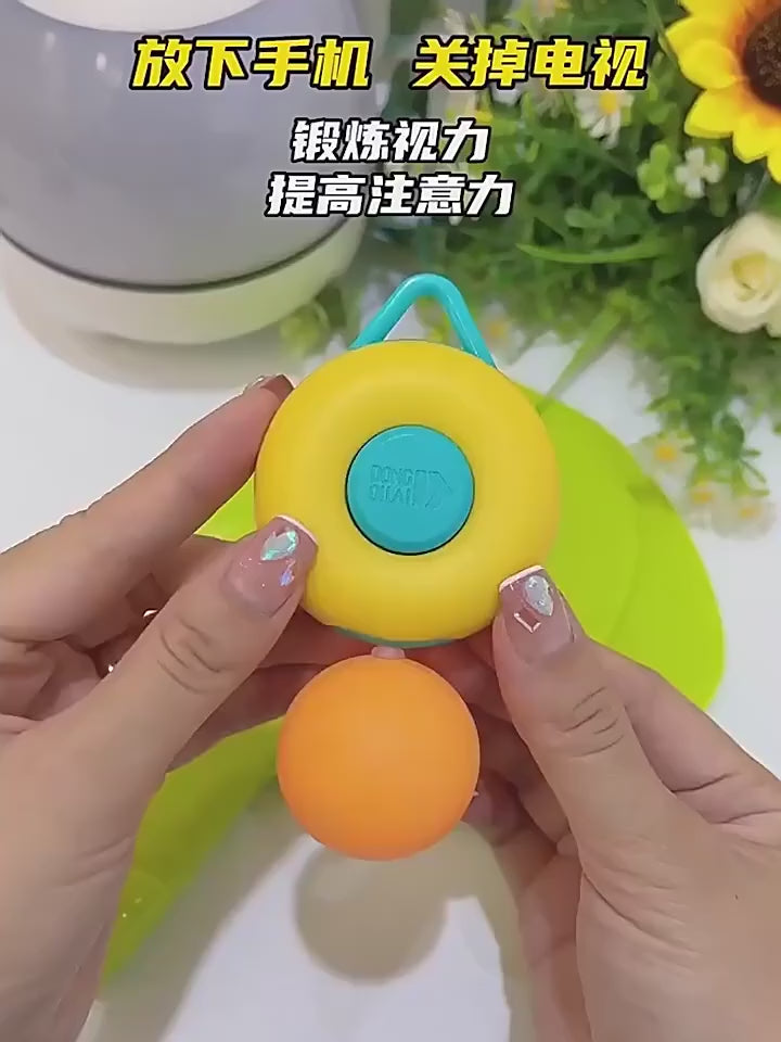 Hanging Table Tennis Trainer Triangle shape – Boost Focus & Keep Kids Engaged Indoors!