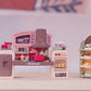 Kitchen Counter & Kitchenware Pretend Play Set – Interactive Toy Kitchen with Lights, Sound & Accessories (Fast Food Style)