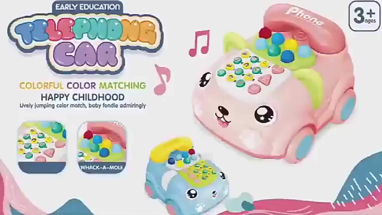 Musical Puppy Toy Phone for Toddlers – Educational Light & Sound Toy for Kids
