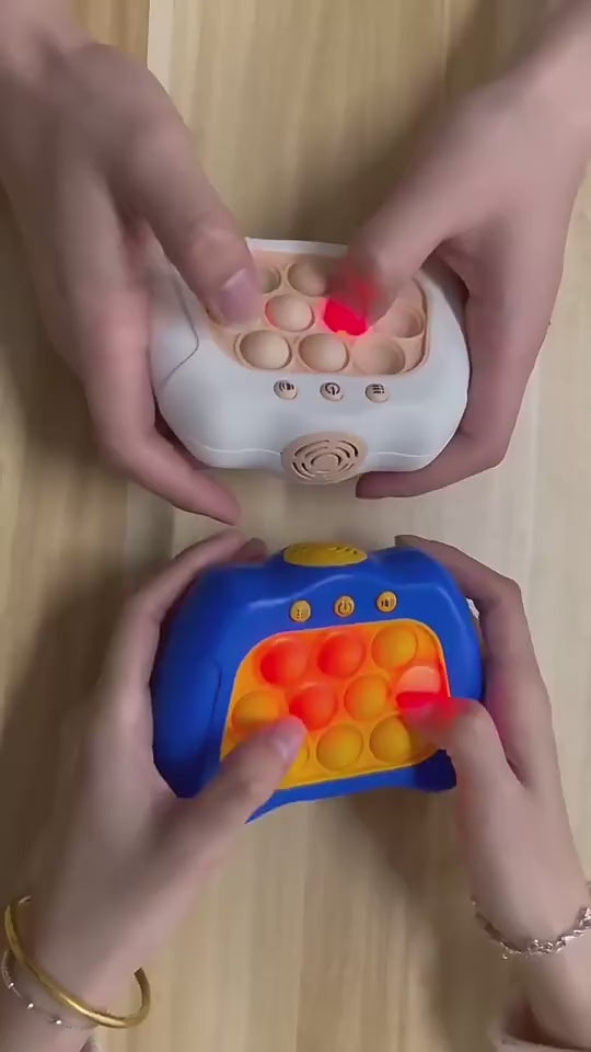 Electronic Pop Push Game Console – Interactive Light-Up Fidget Toy