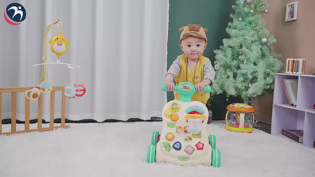Interactive Baby Walker with Music, Lights, and Fun Buttons