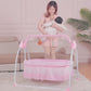 Baby Cradle  Electric Rocking Bassinet with Remote Control Pink