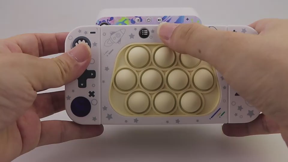 Fast Push Pop Game Console Space-Themed Fidget Game with Sound
