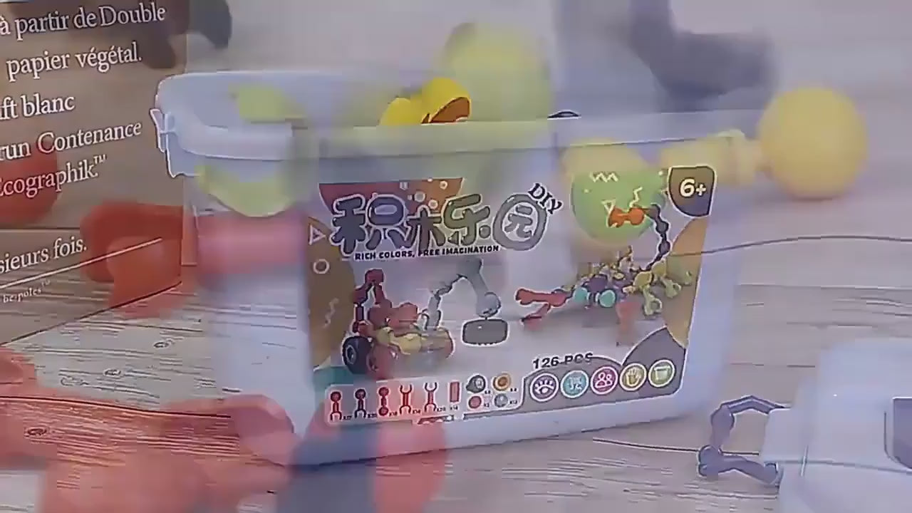 DIY Building Blocks Set for Kids – 21 Pcs Hands-On Construction Toy