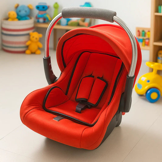 Stylish Baby Car Seat with Safety Belt | Lightweight Infant Carrier – Three Multiple Colors