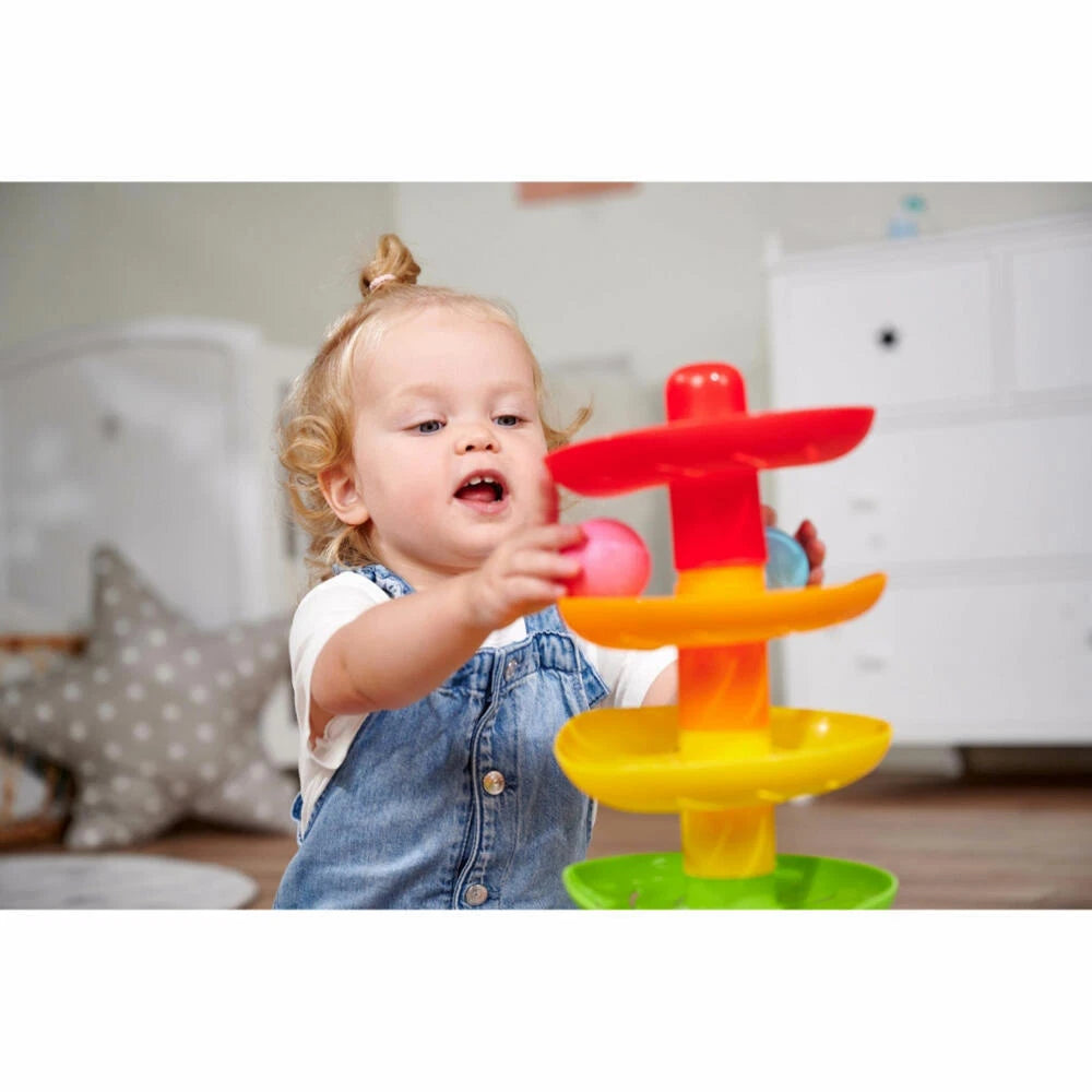 RolliBear Ball Tower – Toddler Ball Drop Toy for 1+ Year | 5 Balls
