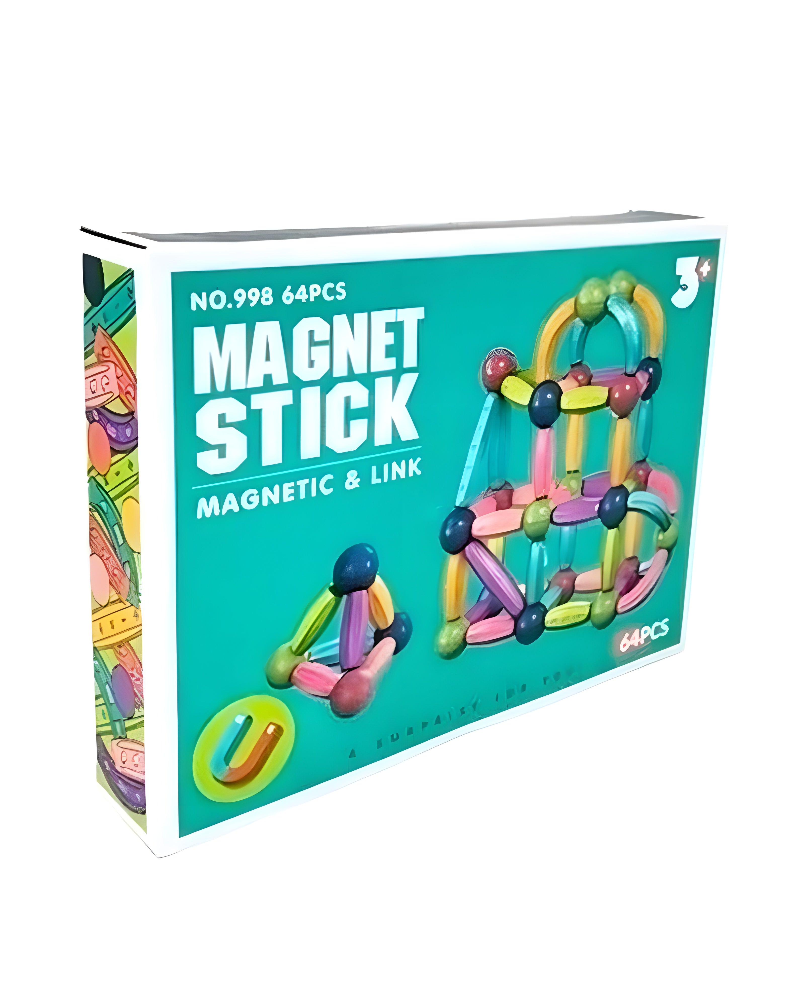 Magnet Stick & Link 64 Pcs Building Set