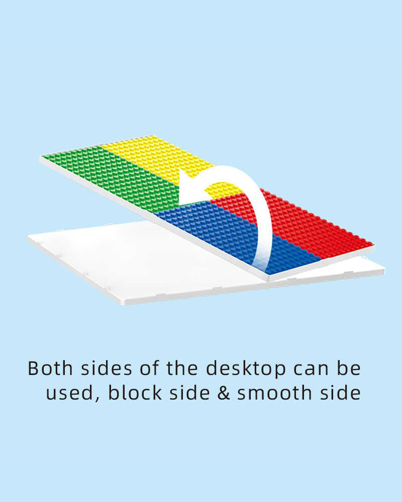 MultiFunction Building Block Table with Chair 5 in   1 – 102 Pcs